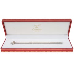 Pen "Must De Cartier Trinity Silver Ballpoint Pen", France By Cartier, 2000s