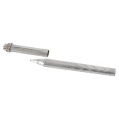 Pen "Must De Cartier Trinity Silver Ballpoint Pen", France By Cartier, 2000s