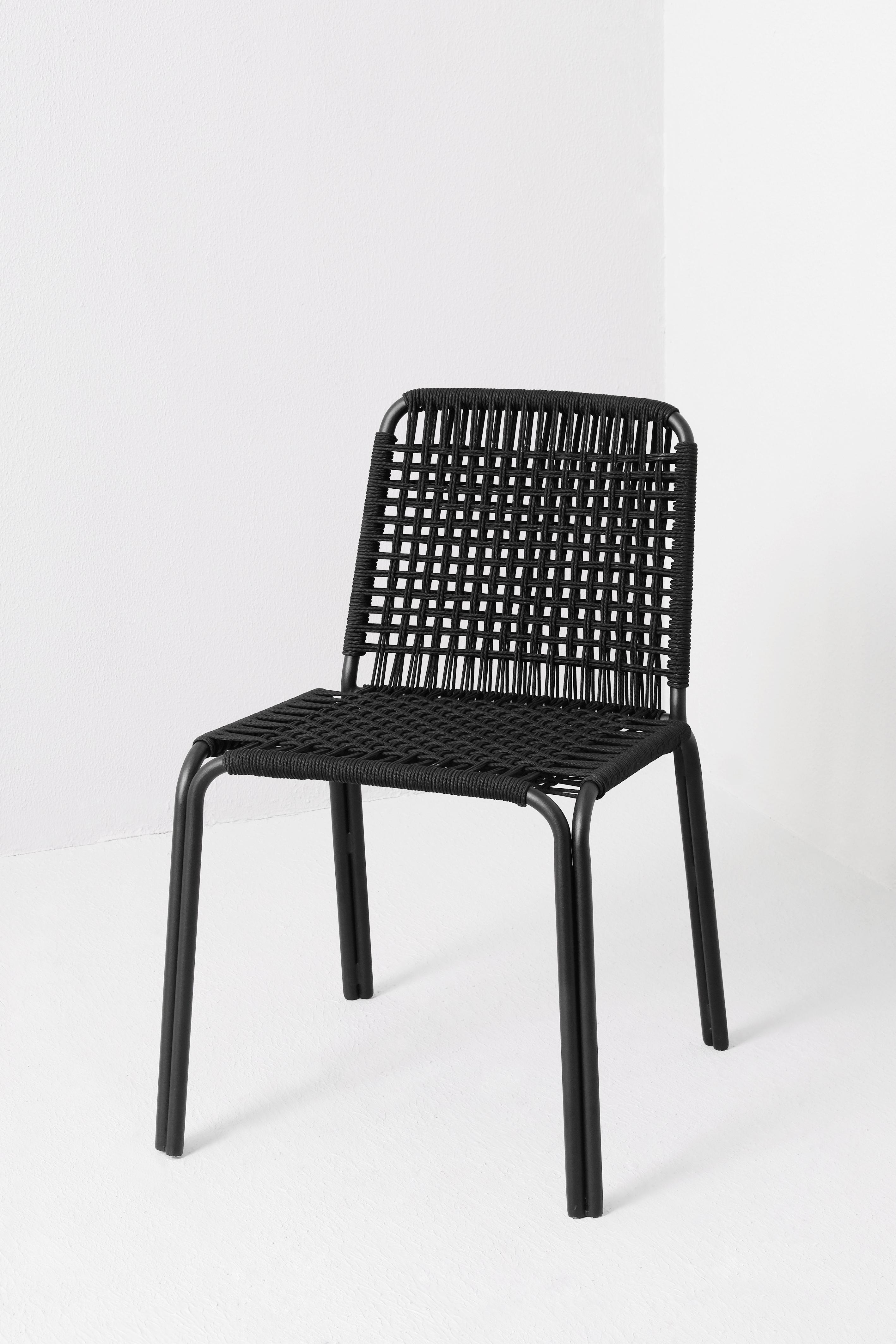 Powder-Coated Penca Dining Chair For Sale