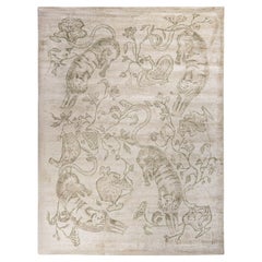 Tappeto Pench in seta Sari, Viya di Vikram Goyal