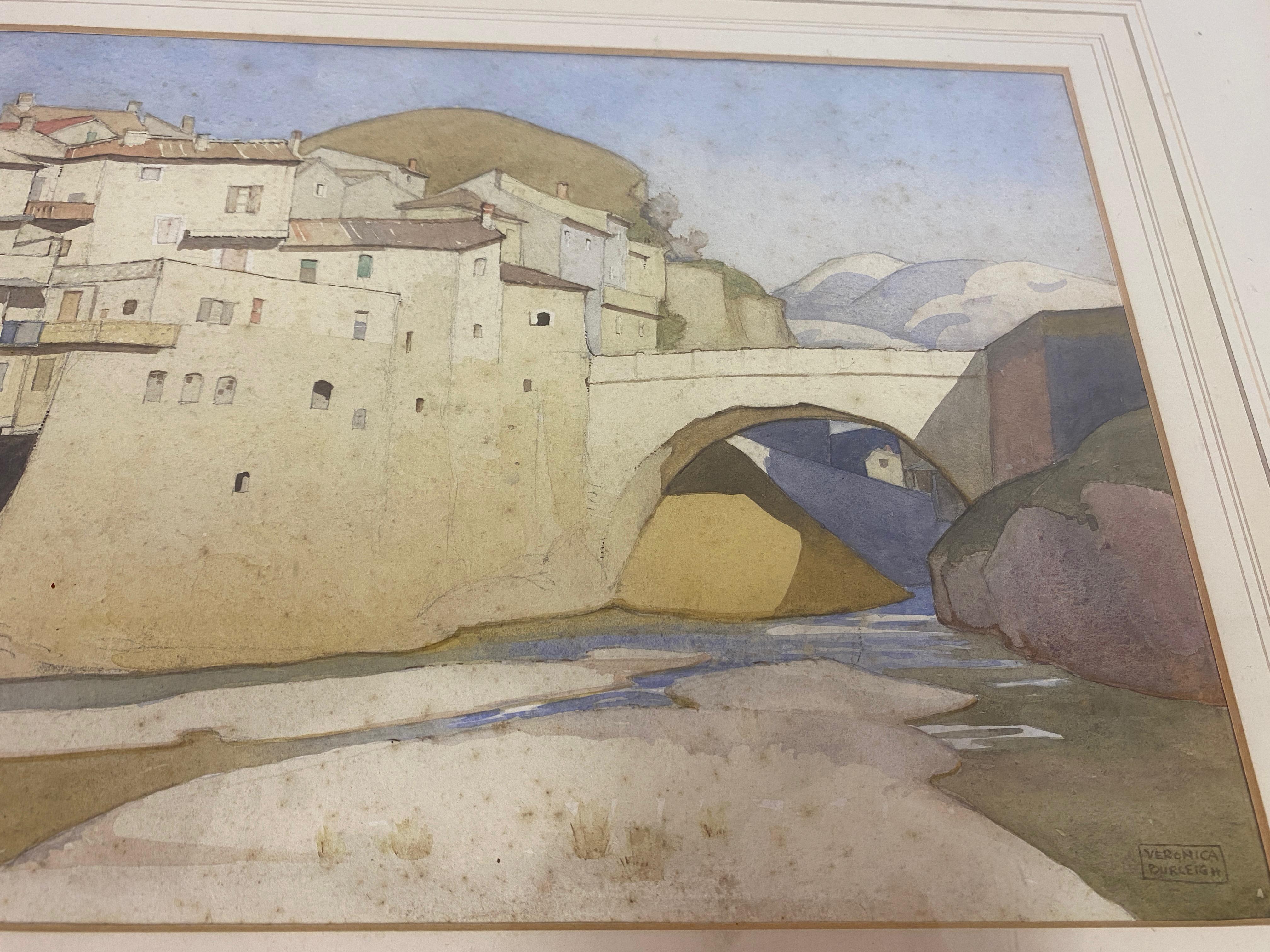 20th Century Pencil and Watercolour by Veronica Burleigh '1909-1998'