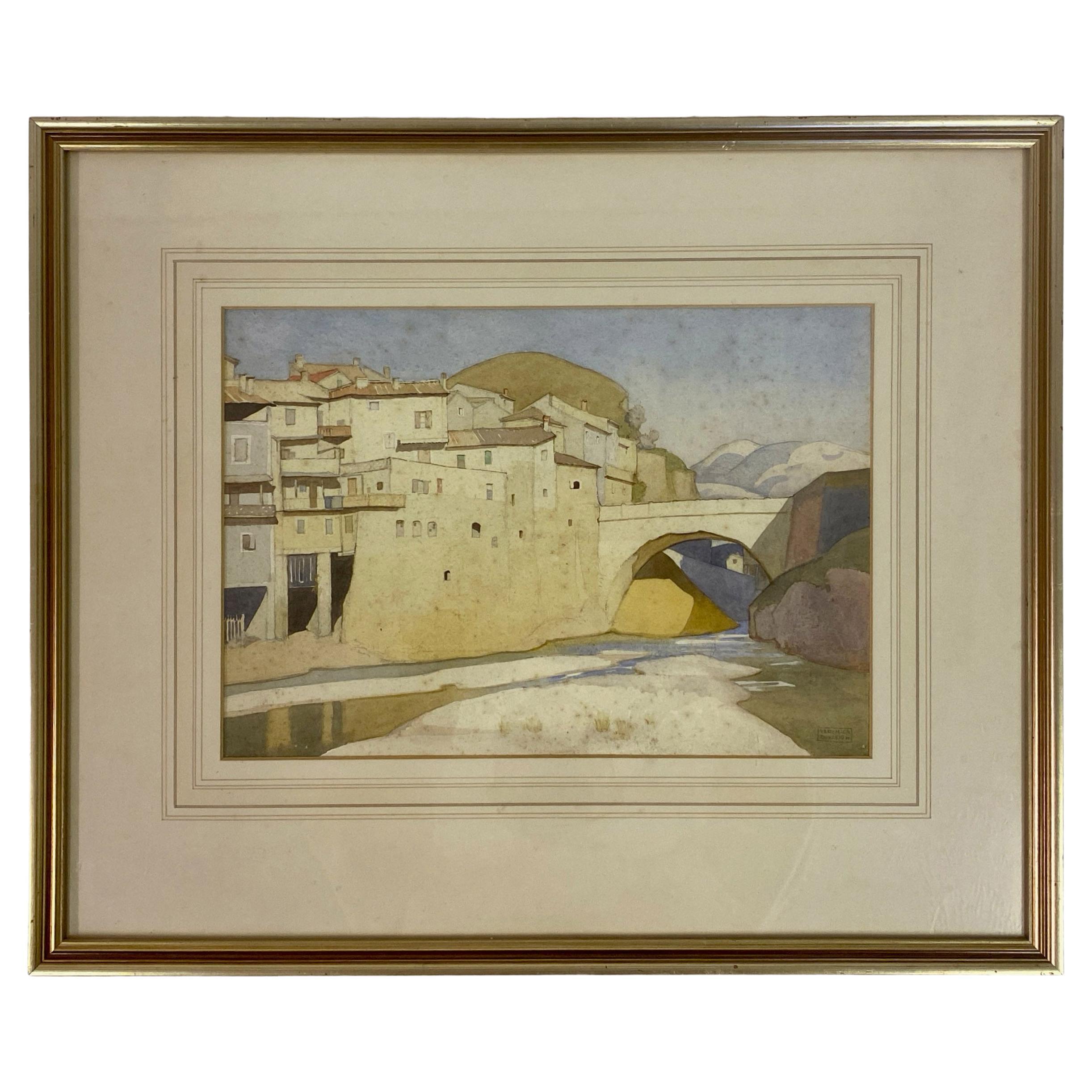 Pencil and Watercolour by Veronica Burleigh '1909-1998'