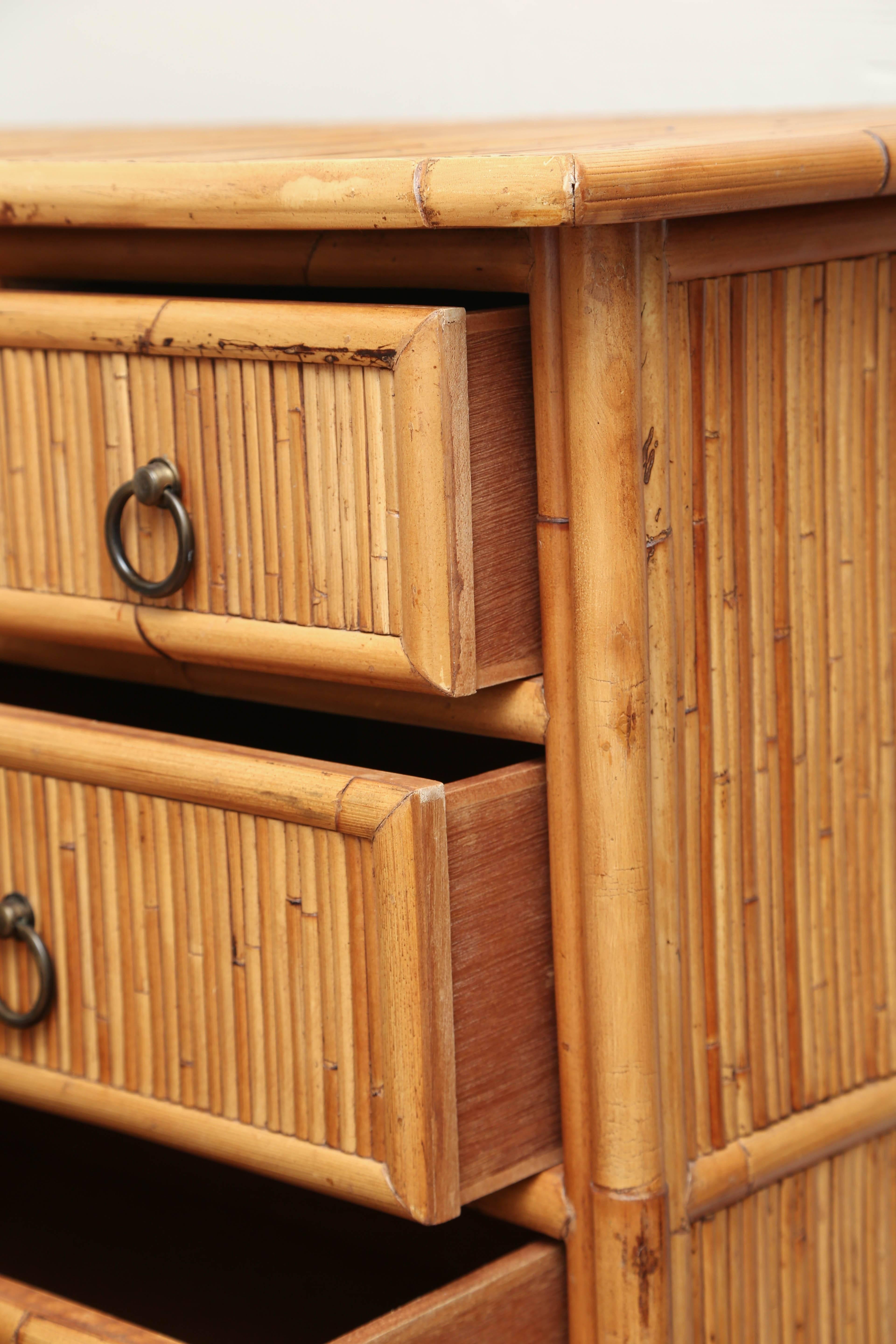 Pencil Bamboo Dresser by Baker 3