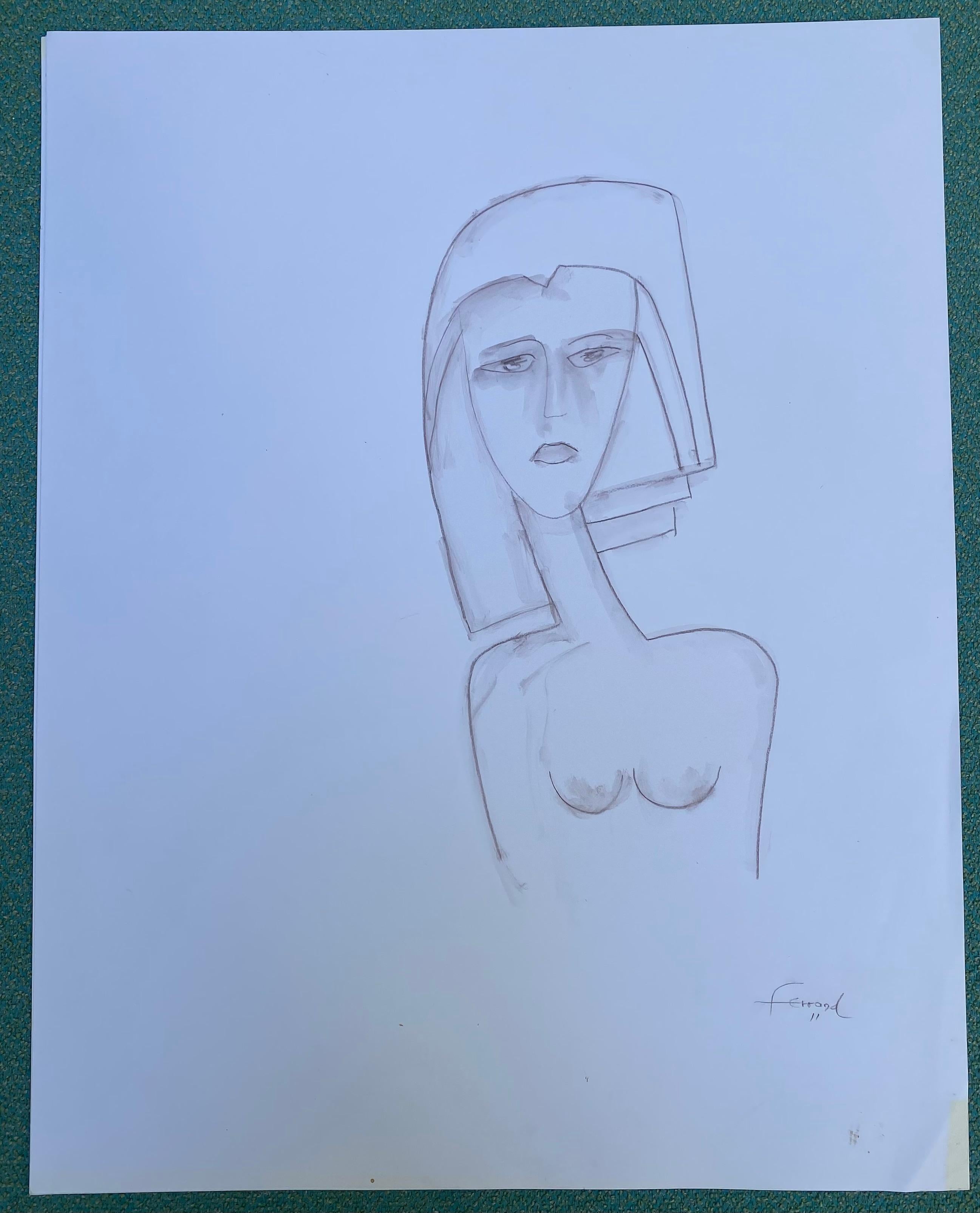 Pencil on Paper 2, André Ferrand, 2011 For Sale 4