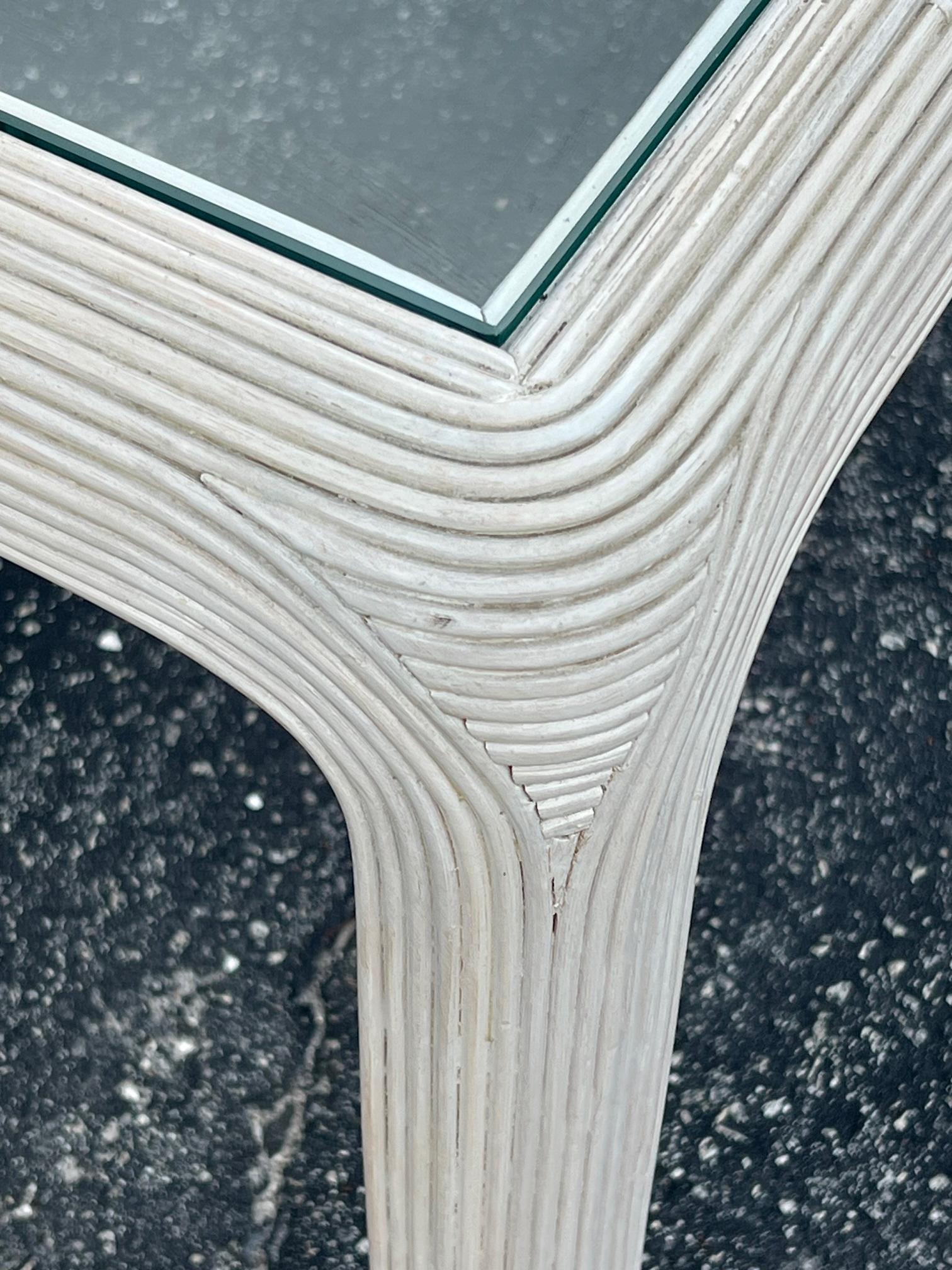 Konsolentisch mit Bleistift und Schilf von Sandtown Furnishings im Zustand „Gut“ im Angebot in St.Petersburg, FL