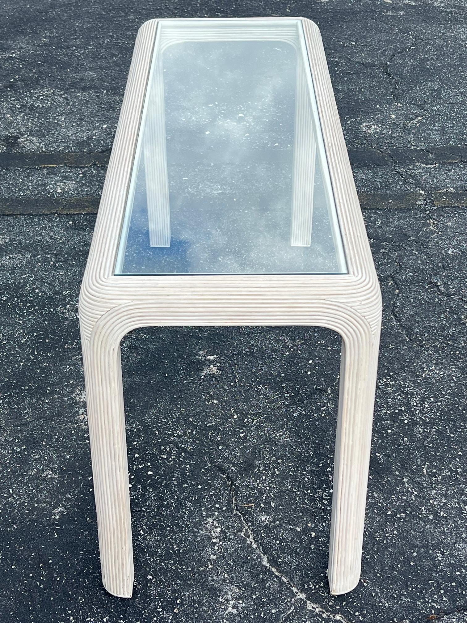 Konsolentisch mit Bleistift und Schilf von Sandtown Furnishings (21. Jahrhundert und zeitgenössisch) im Angebot