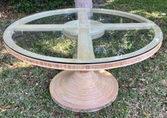 Pencil Reed Dining Table & 4 Chairs