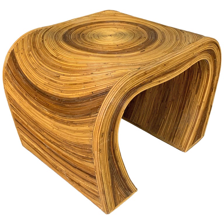 Table Reed Pencil Reed Modern Side Tables the Style of Gabriella Crespi Midcentury ...