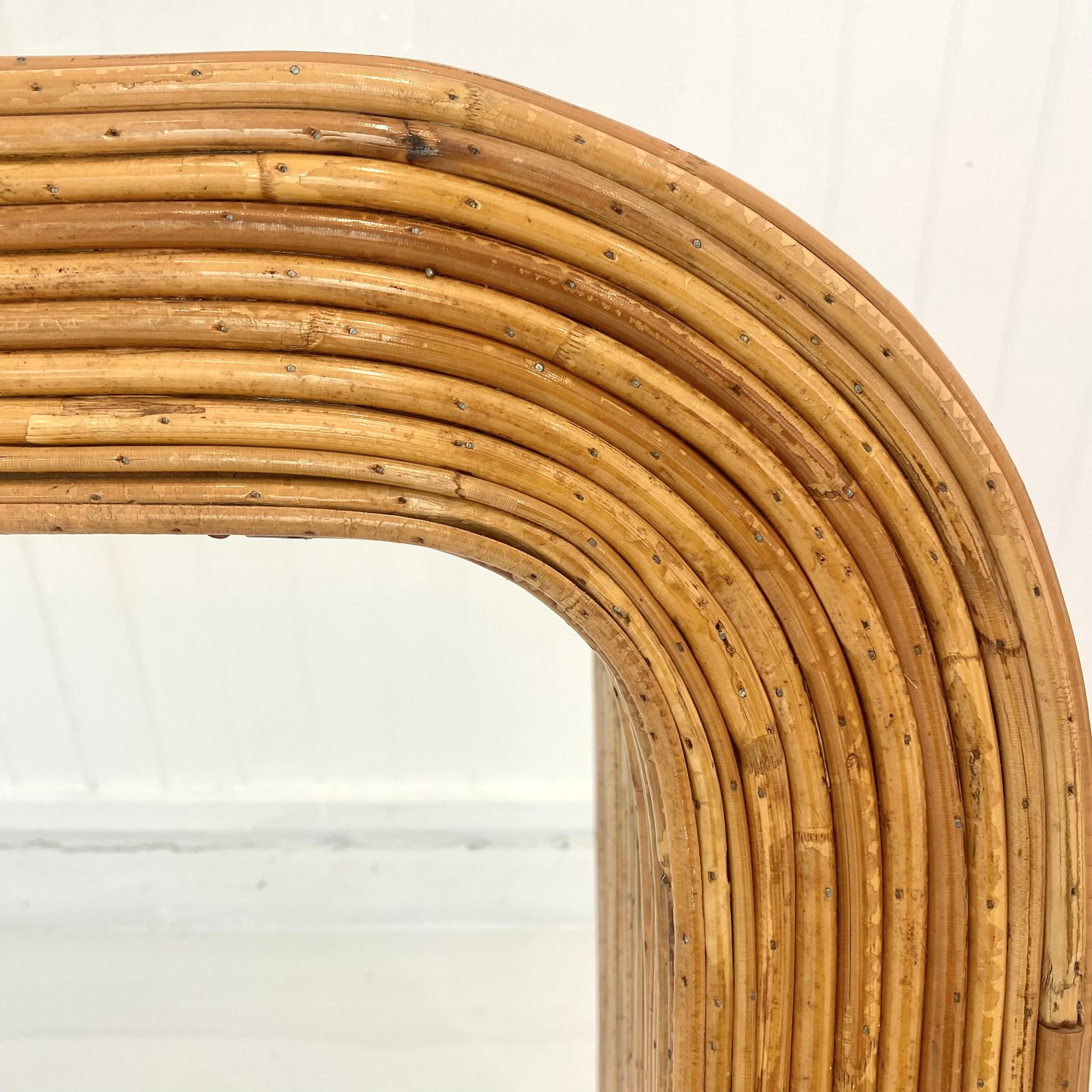 Console à cascade Pencil Reed, 1970 États-Unis en vente 1
