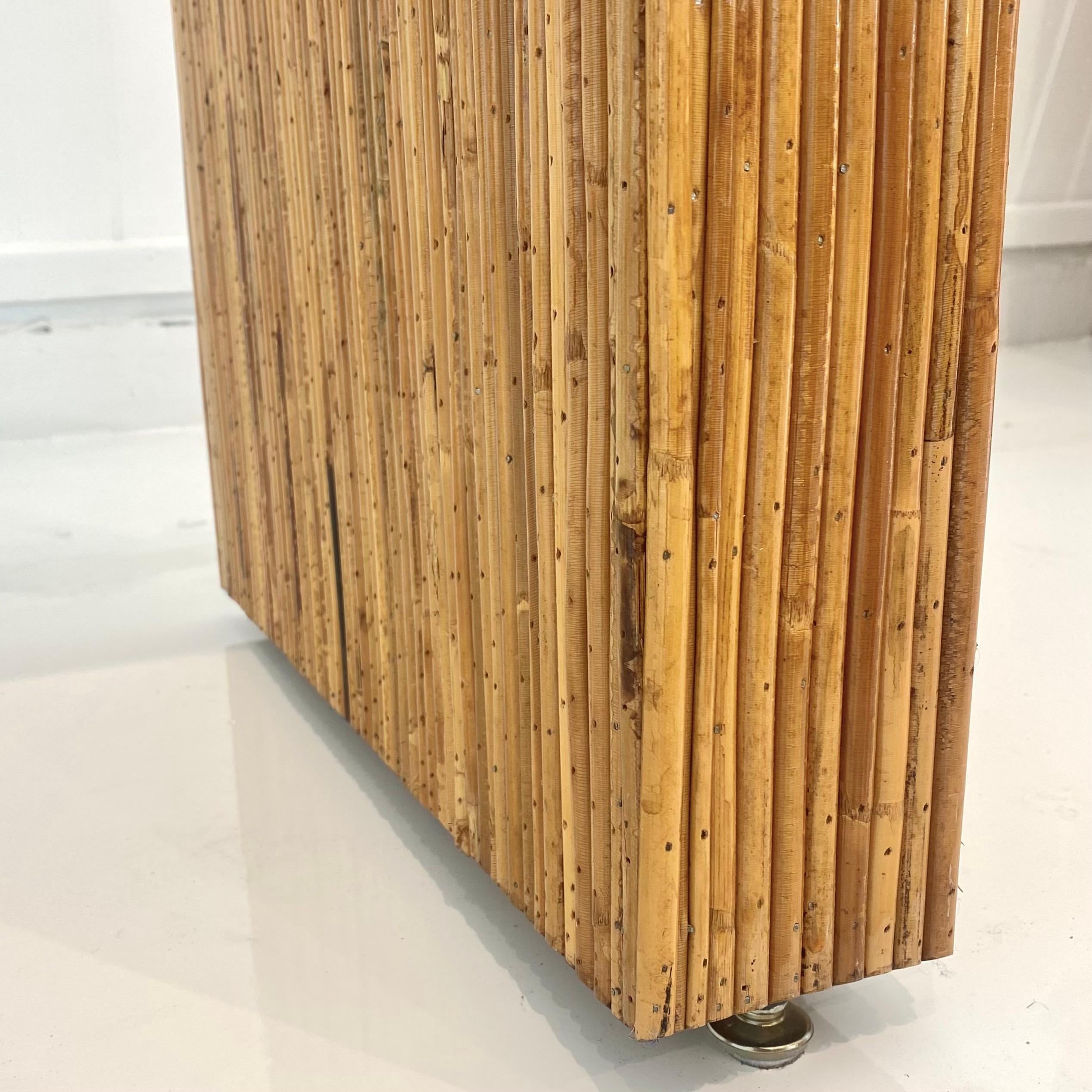 Console à cascade Pencil Reed, 1970 États-Unis en vente 2