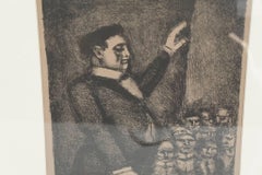 Pencil Signed and Numbered Rouault Lithograph "Idéal / L'Orateur"