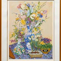 Pencil Signed John Powell (American) Artist Proof Still Life Serigraph on Paper