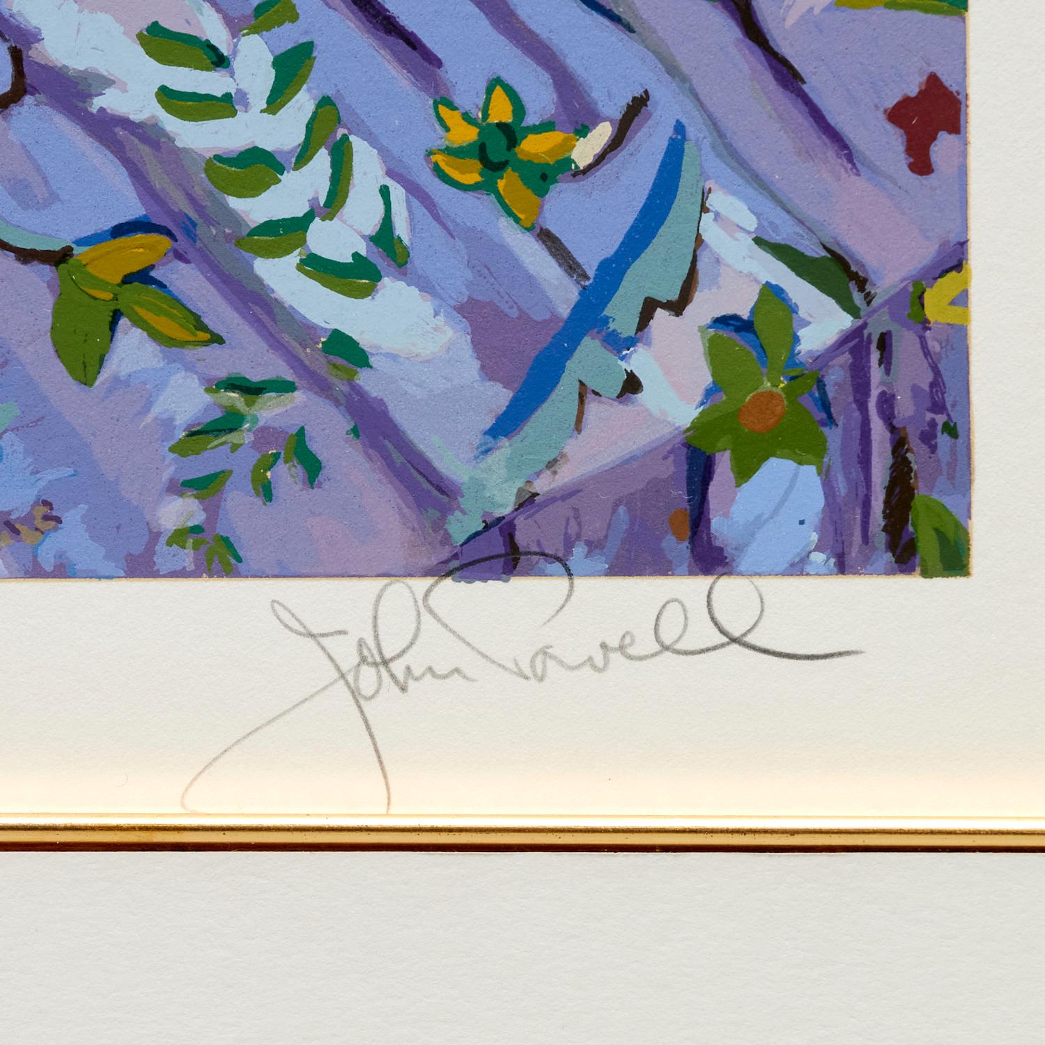 Late 20th Century Pencil Signed John Powell (American) Artist Proof Still Life Serigraph on Paper For Sale
