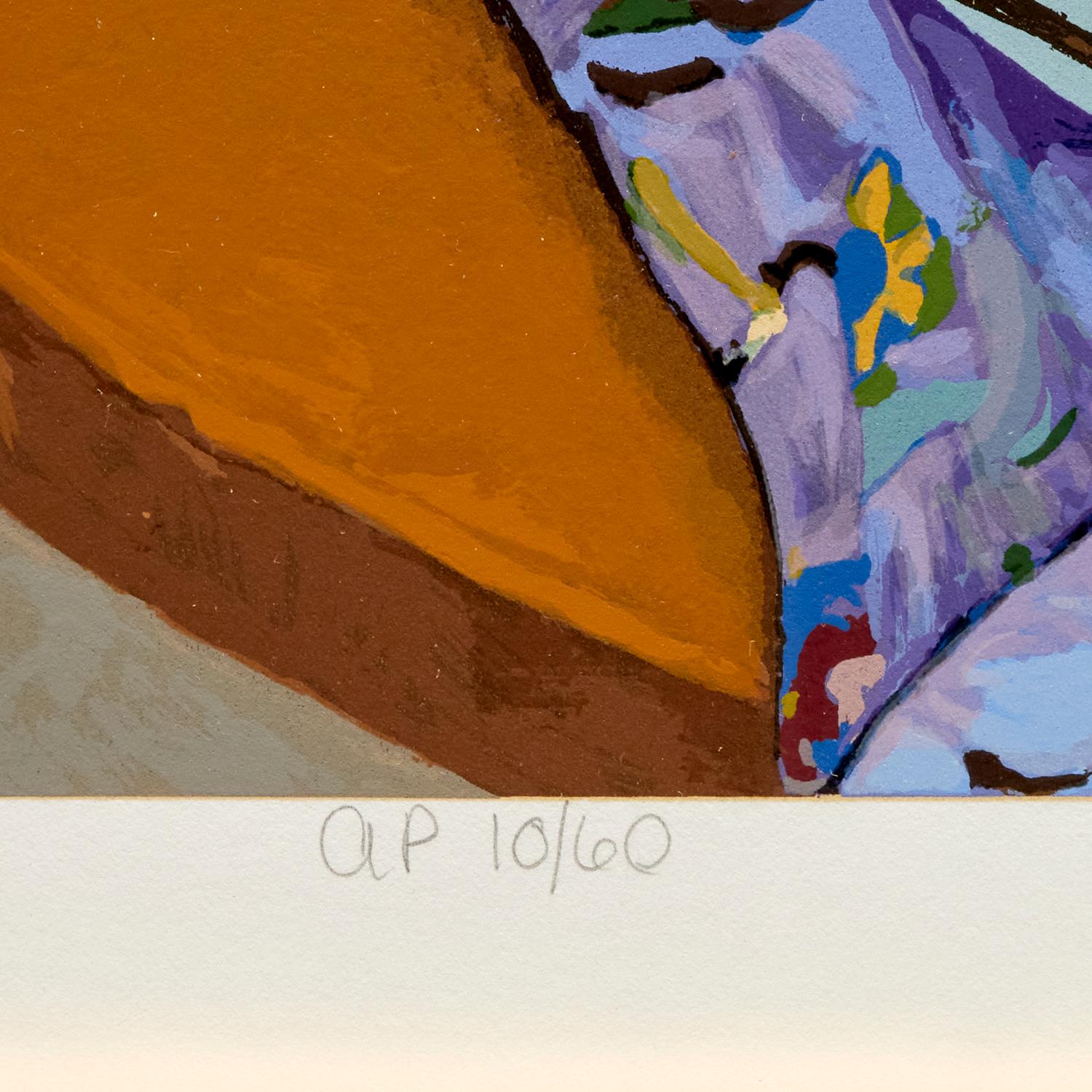 Glass Pencil Signed John Powell (American) Artist Proof Still Life Serigraph on Paper For Sale