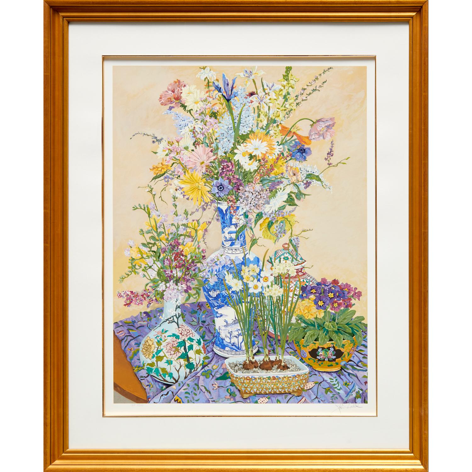 Pencil Signed John Powell (American) Artist Proof Still Life Serigraph on Paper For Sale 2