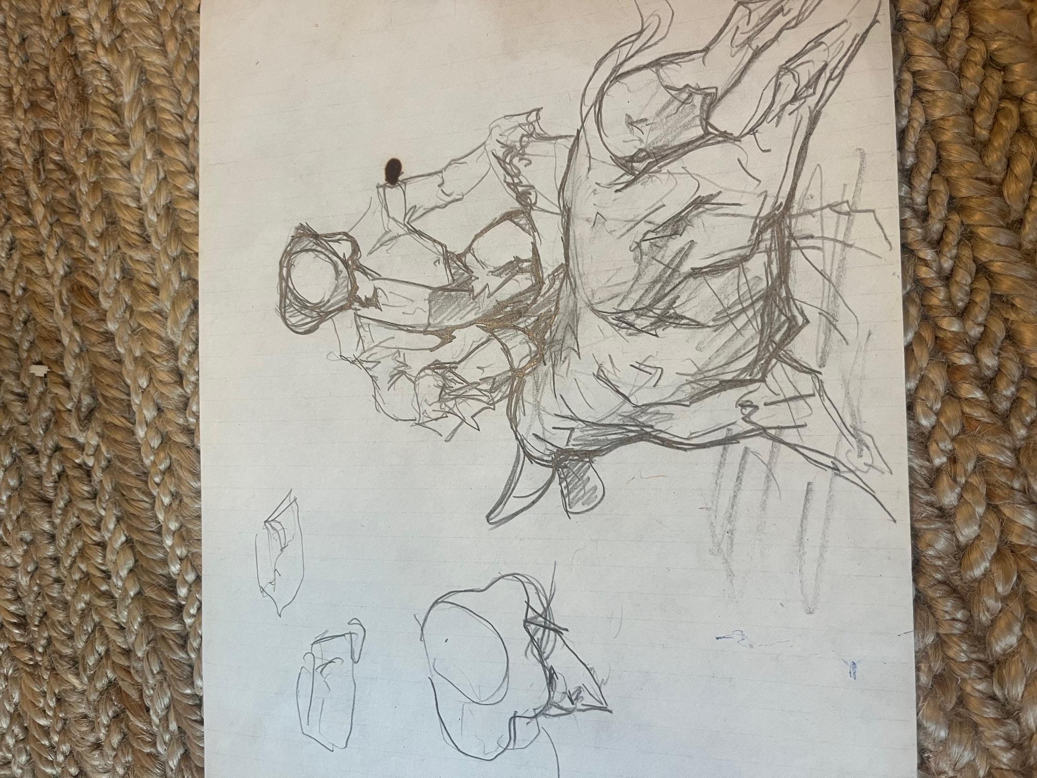toro dibujo lapiz