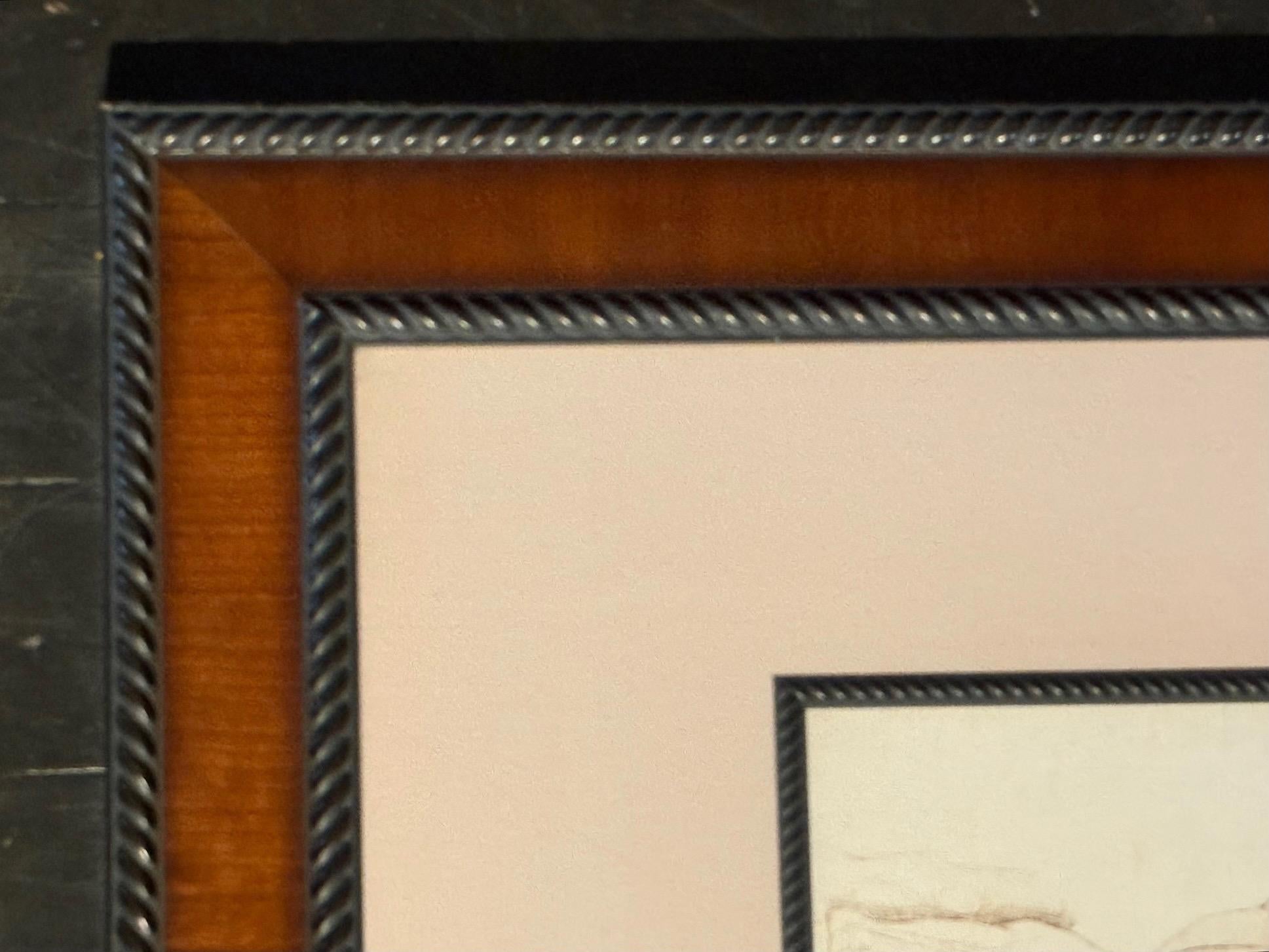 Bleistiftskizze Druck, amerikanisch, zeitgenössisch im Angebot 1