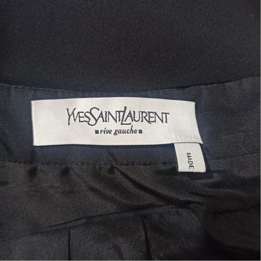 Black Yves Saint Laurent Pencil Skirt size 36 For Sale