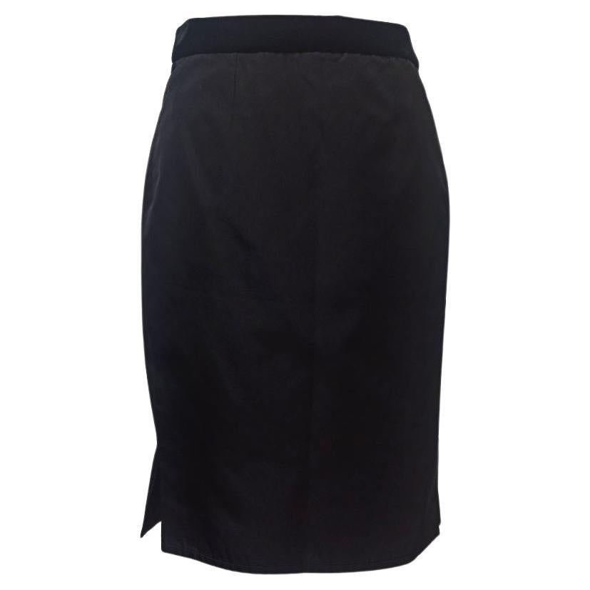 Yves Saint Laurent Navy Striped Skirt - 36 - 1960's For Sale at 1stDibs