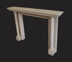 Pencil-Vein Marble Chimneypiece, Regency Style, Restored, 1950
