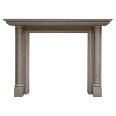 Pencil-Vein Marble Chimneypiece, Regency Style, Restored, 1950