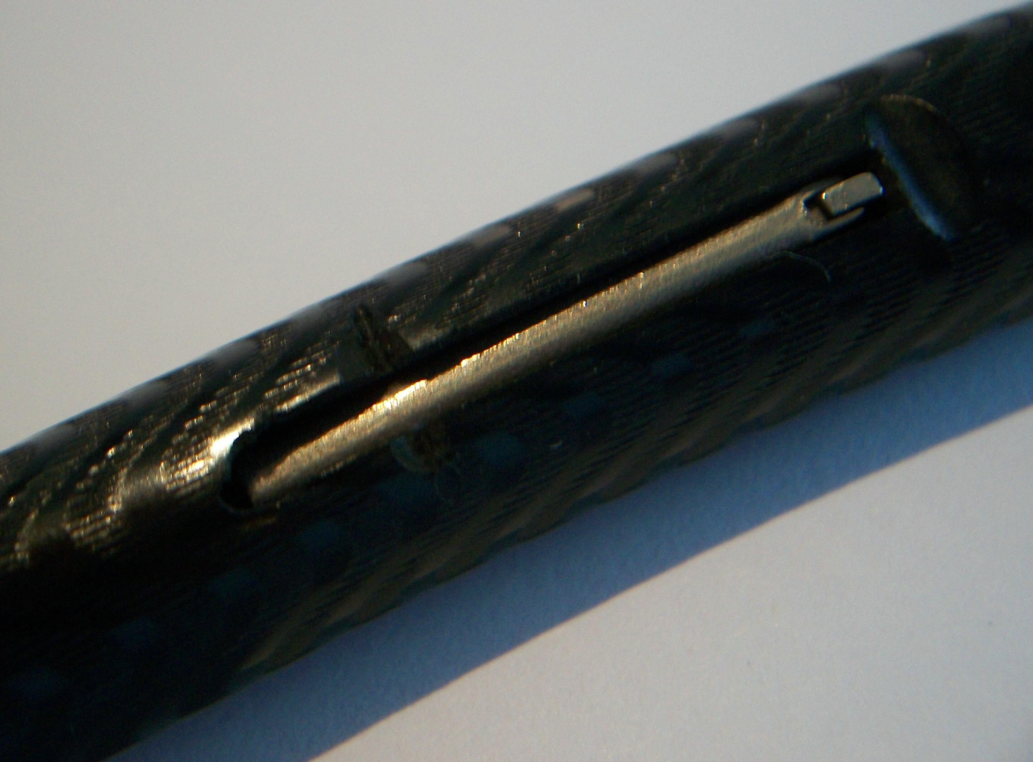 PENCRAFT - La empresa Mayer Co. - Pluma Estilográfica - Plumín de Oro de 14K - Canadá - Circa 1950's en venta 1