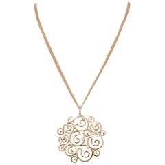 Pendant 18 Karat Pink Gold and Diamonds