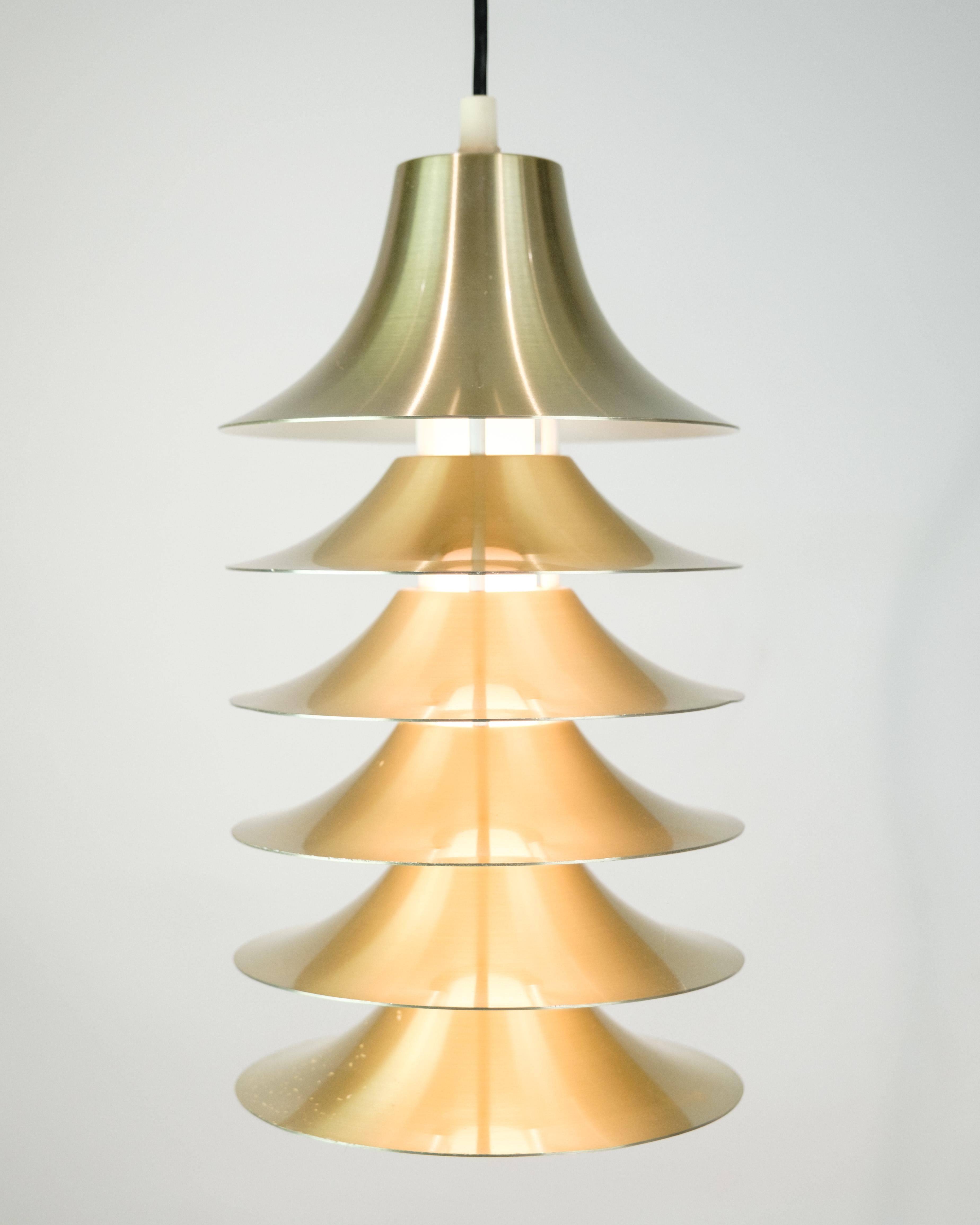 Aluminum Pendant Made In Aluminium, Danish Design From 1970s For Sale