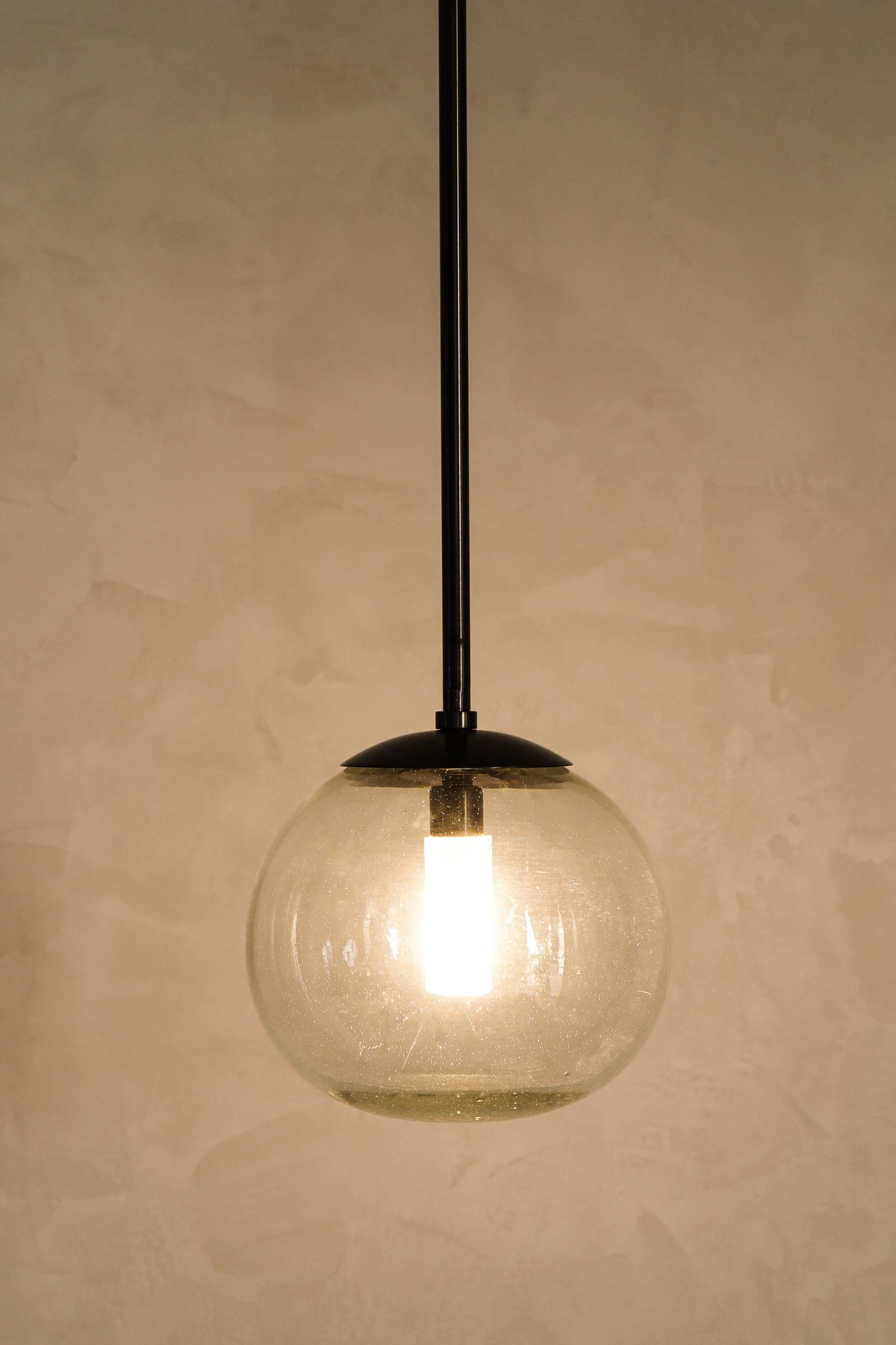 Contemporary Pendant Ball Tube 20 by Contain For Sale