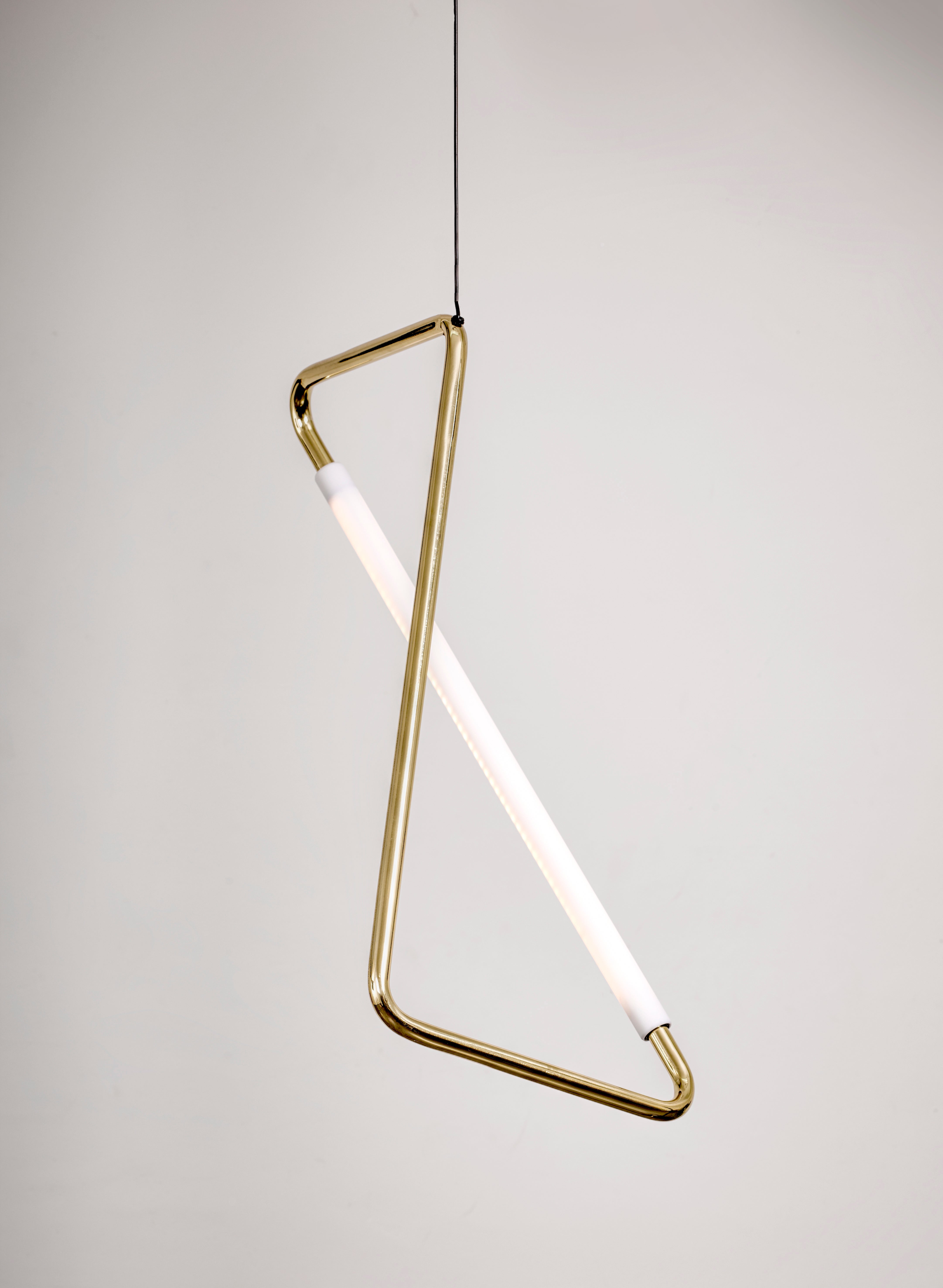 pendant brass light object 001