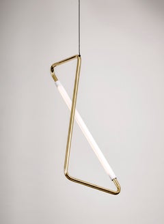 pendant brass light object 001