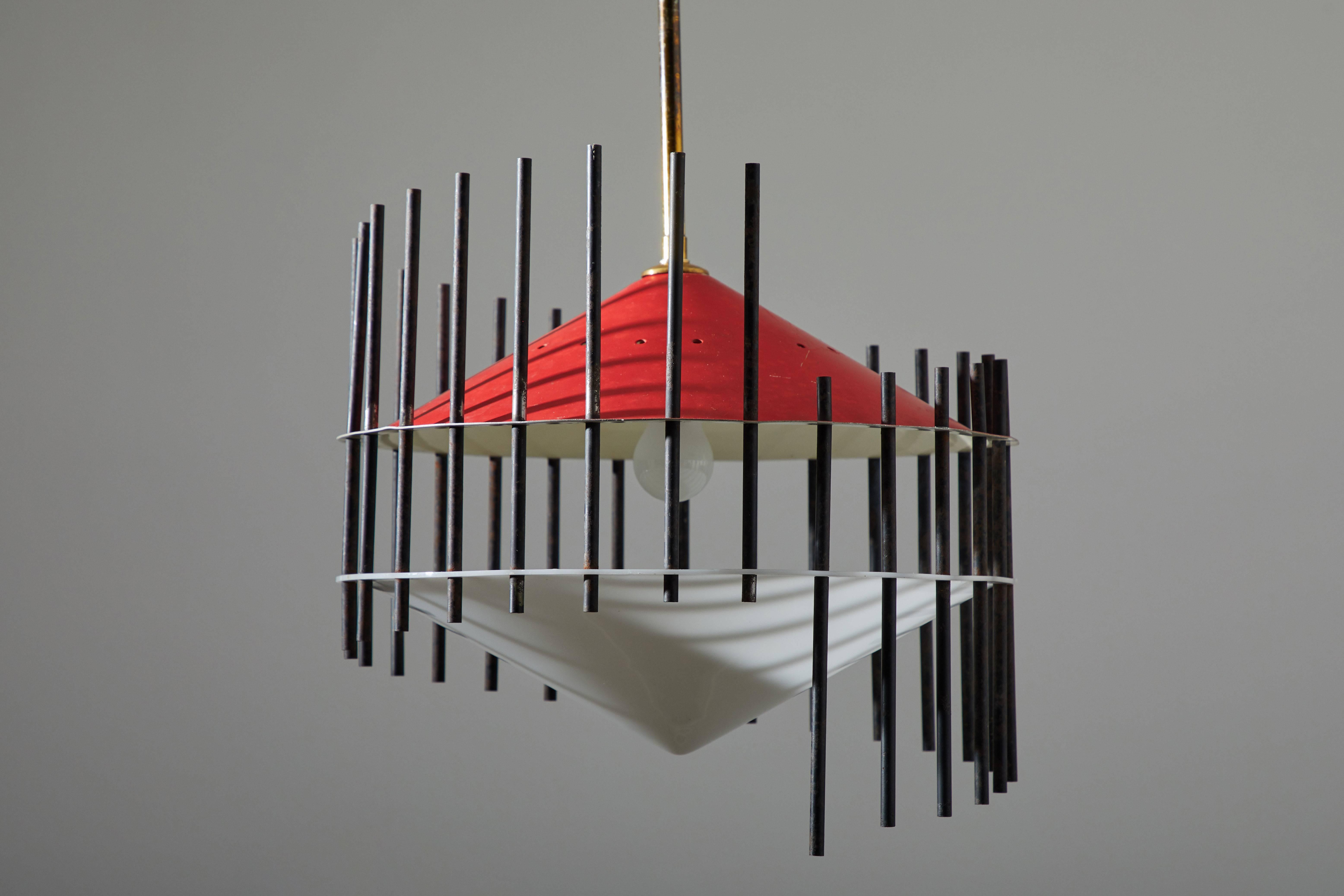 Enameled Pendant by Angelo Brotto for Esperia