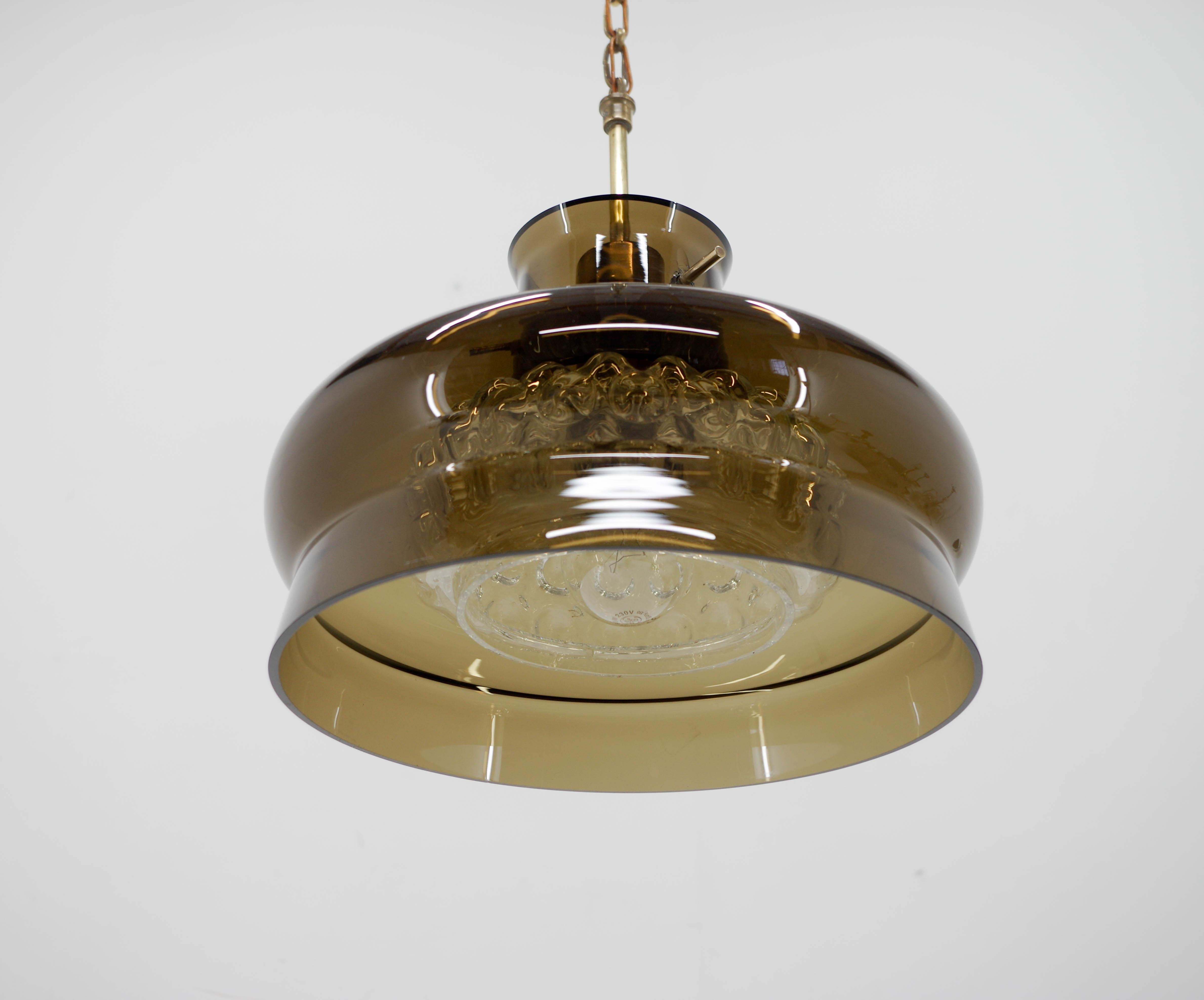 Swedish Pendant by Carl Fagerlund for Orrefors, 1970s For Sale