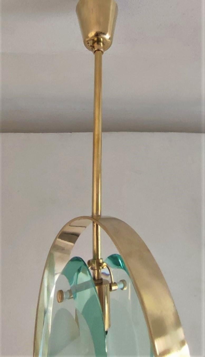 Italian Pendant by Max Ingrand for Fontana Arte Model 1933, Italy, 1961 For Sale