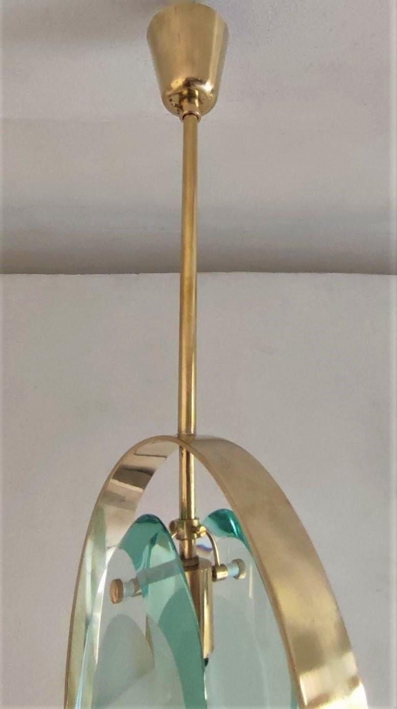 Italian Pendant by Max Ingrand for Fontana Arte Model 1933, Italy, 1961 For Sale