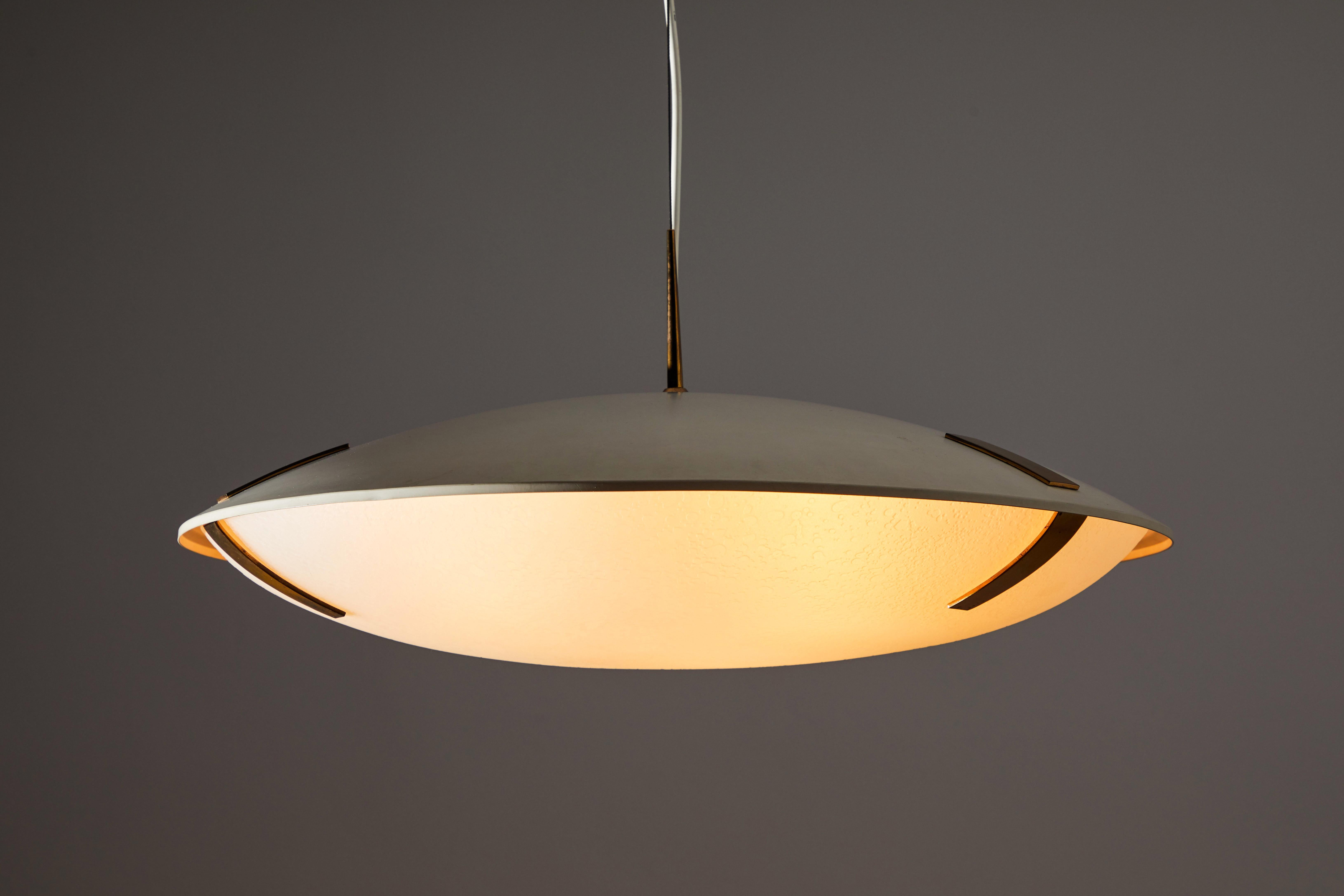 Enameled Suspension Light by Stilnovo