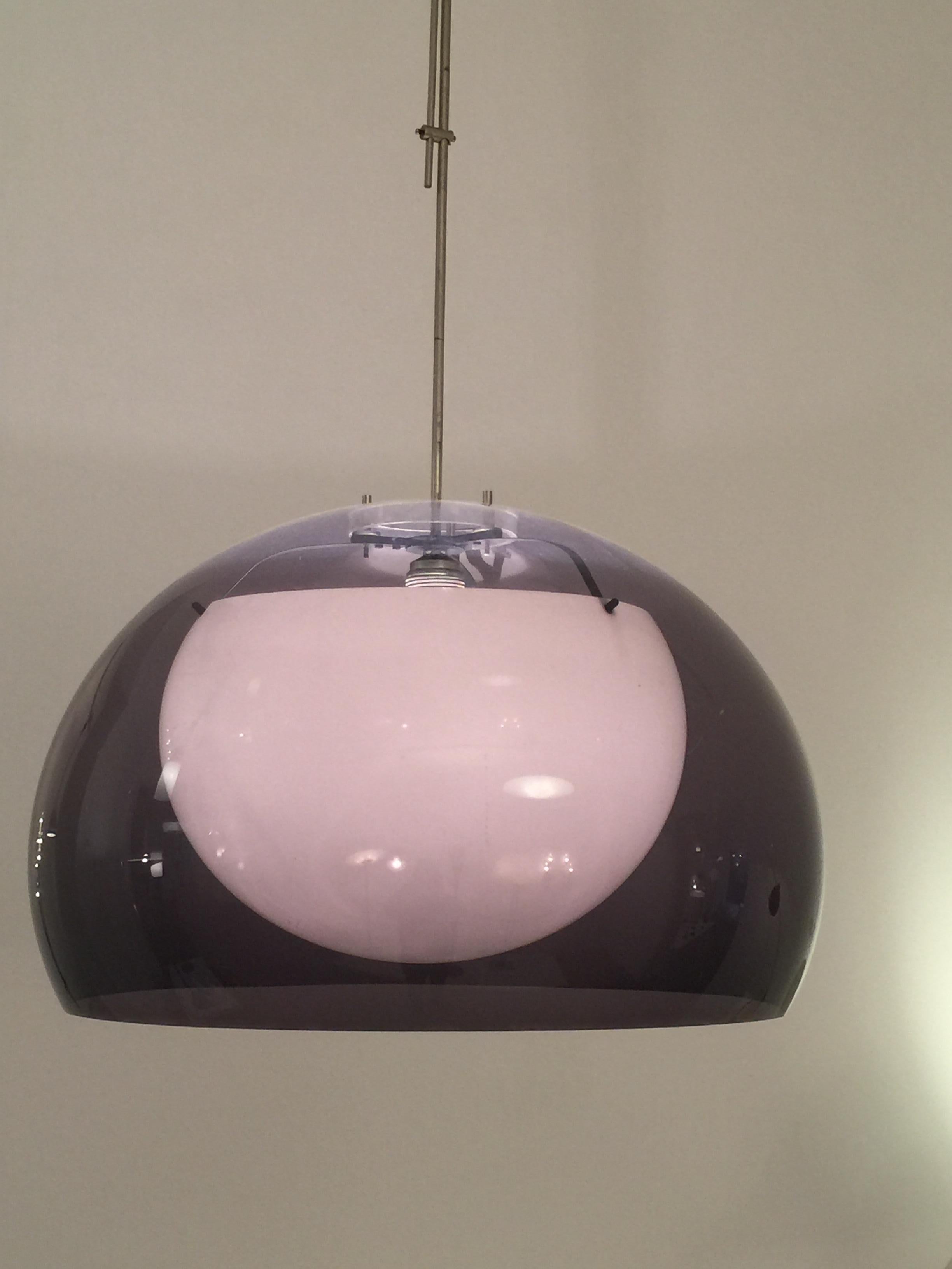 Modern Pendant by Tito Agnoli, O-Luce, Italy, 1961 For Sale