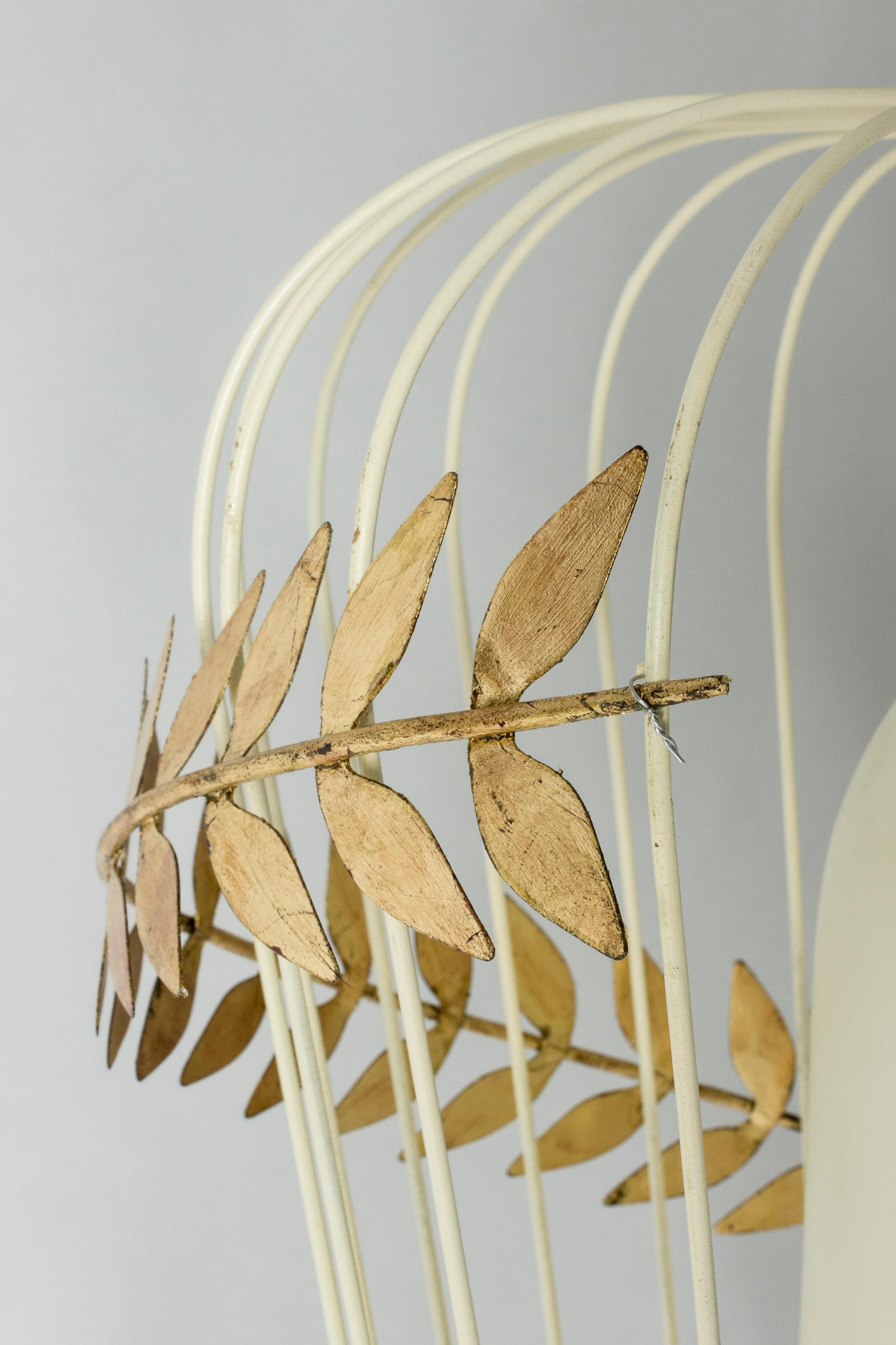 Pendant Ceiling Light by Hans Bergström for Ateljé Lyktan, Sweden, 1940s 4