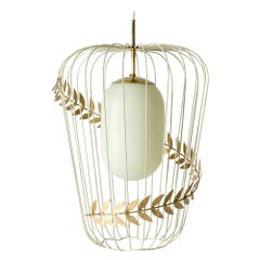 Pendant Ceiling Light by Hans Bergström for Ateljé Lyktan, Sweden, 1940s