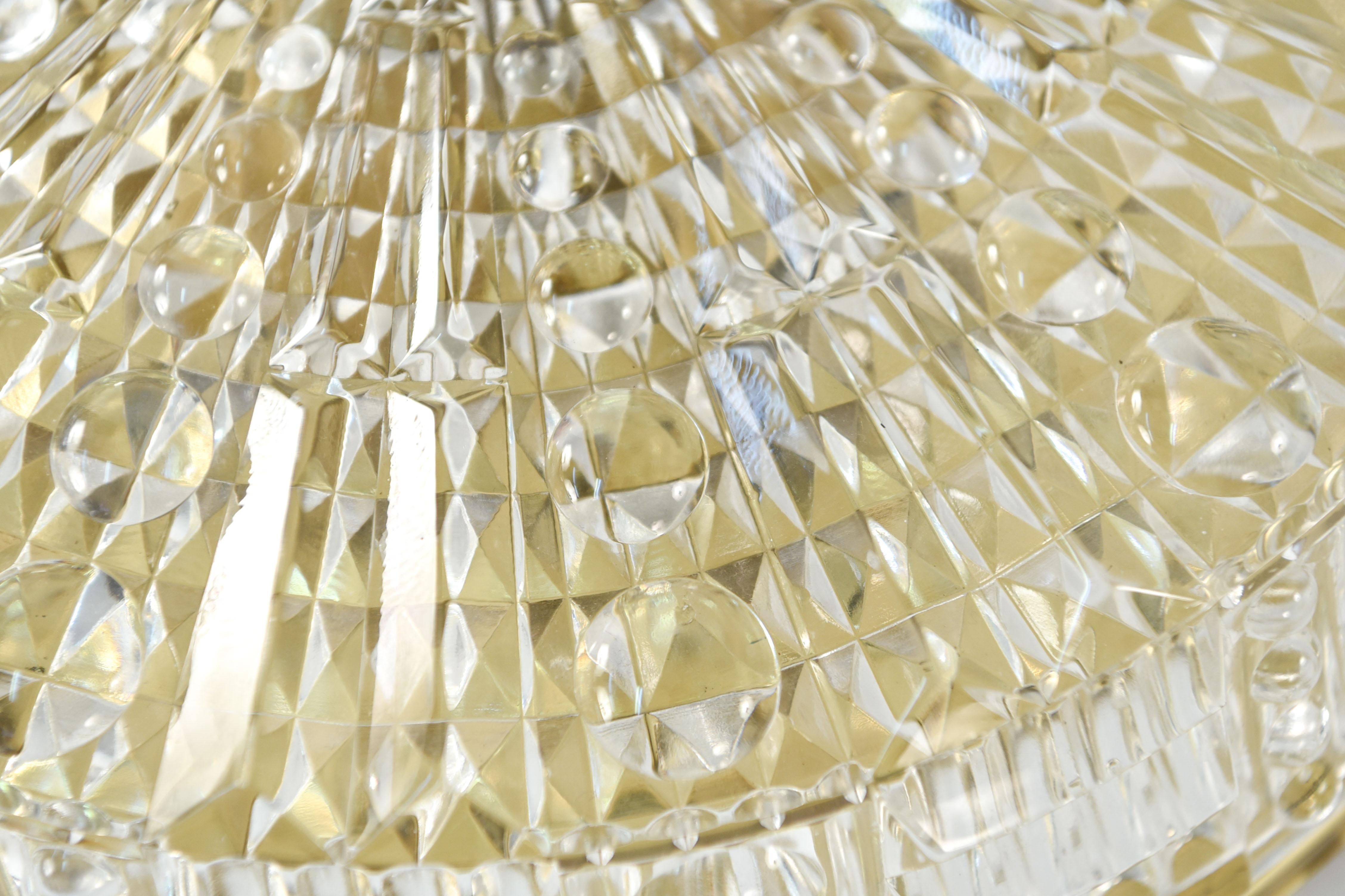 Swedish Pendant Chandelier by Carl Fagerlund for Orrefors