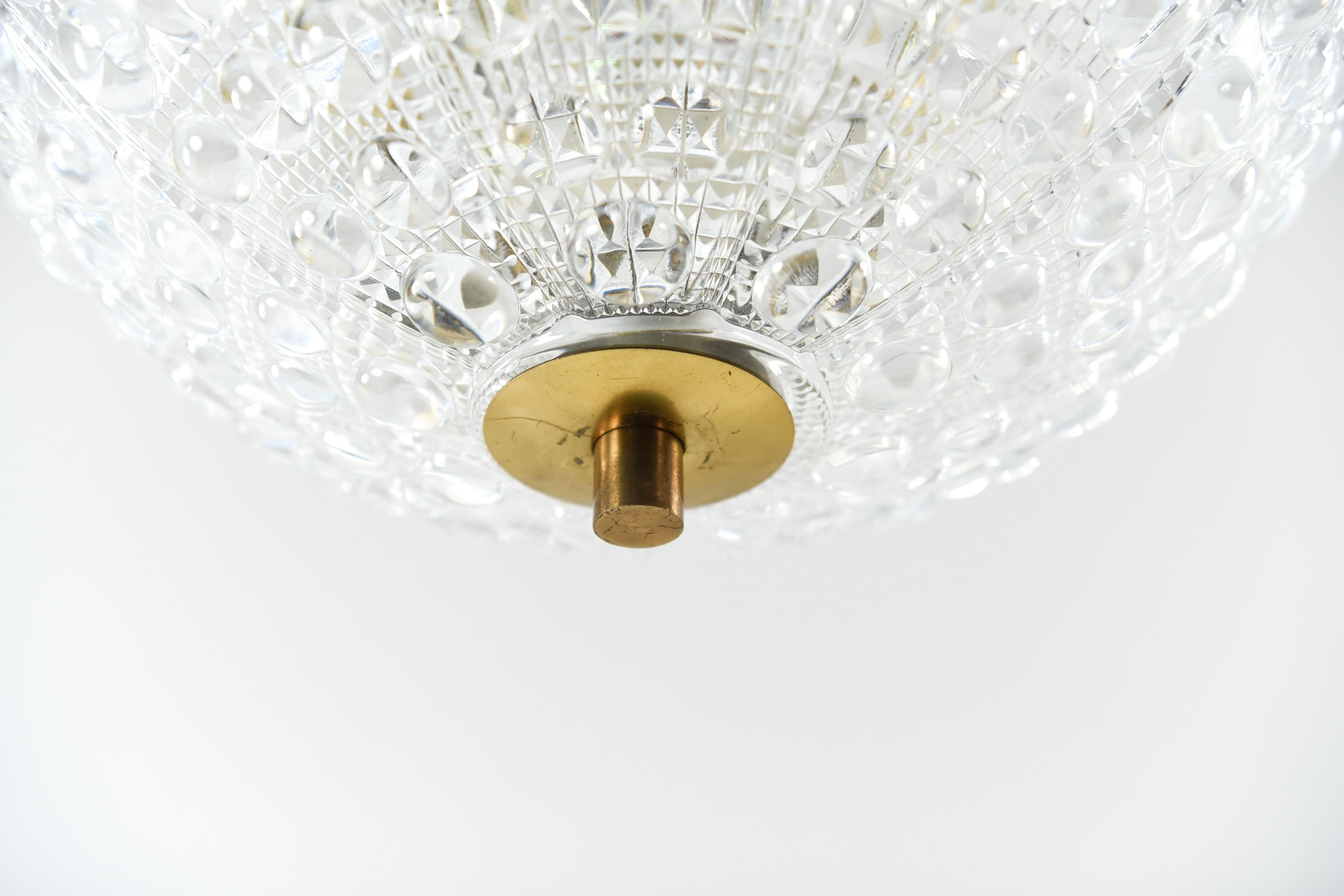 Pendant Chandelier by Carl Fagerlund for Orrefors 1