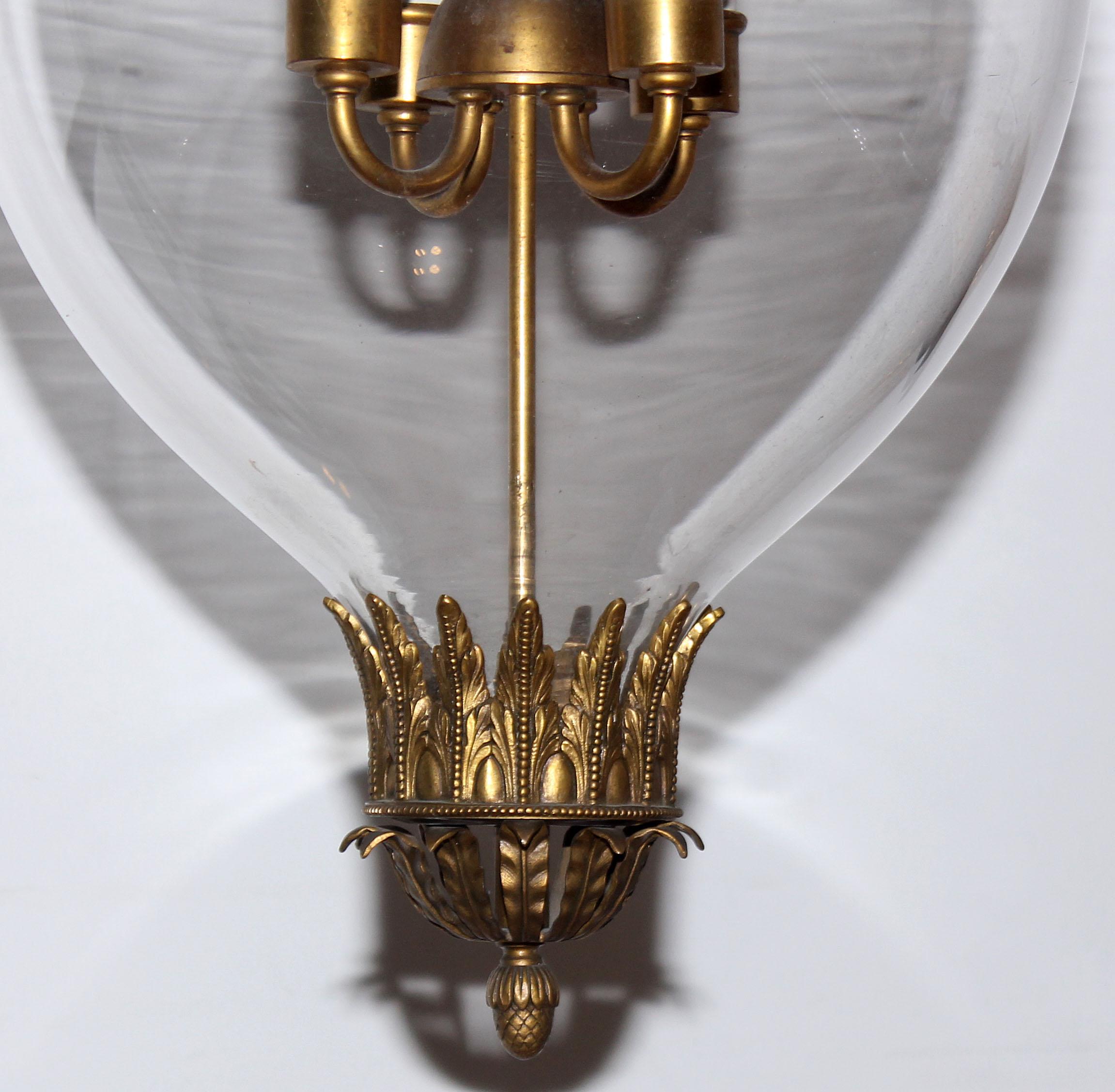 20ième siècle Lanterne suspendue de lustre attribuée à E. F. Caldwell en vente