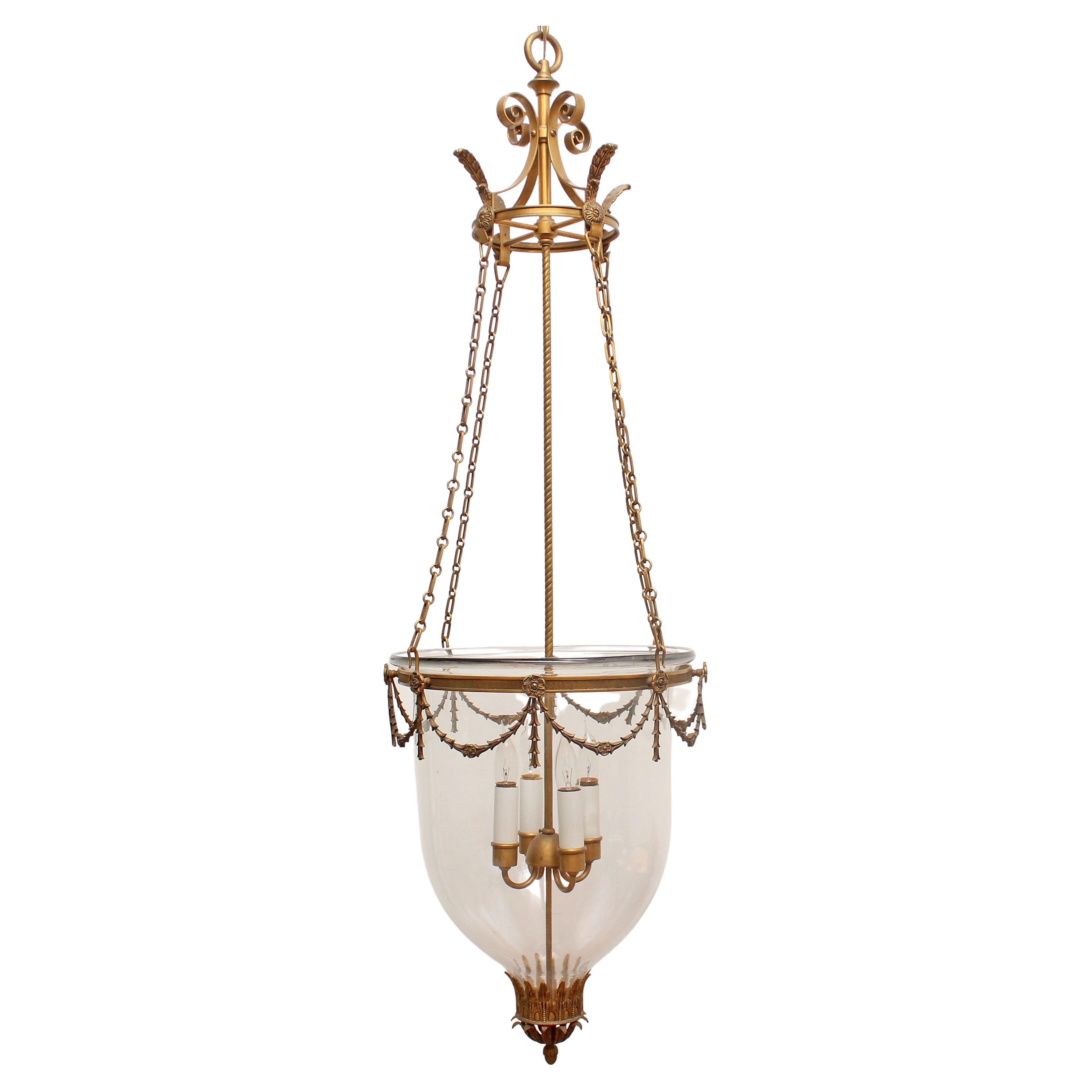 Pendant Chandelier Hanging Lantern Attributed to E. F. Caldwell For Sale