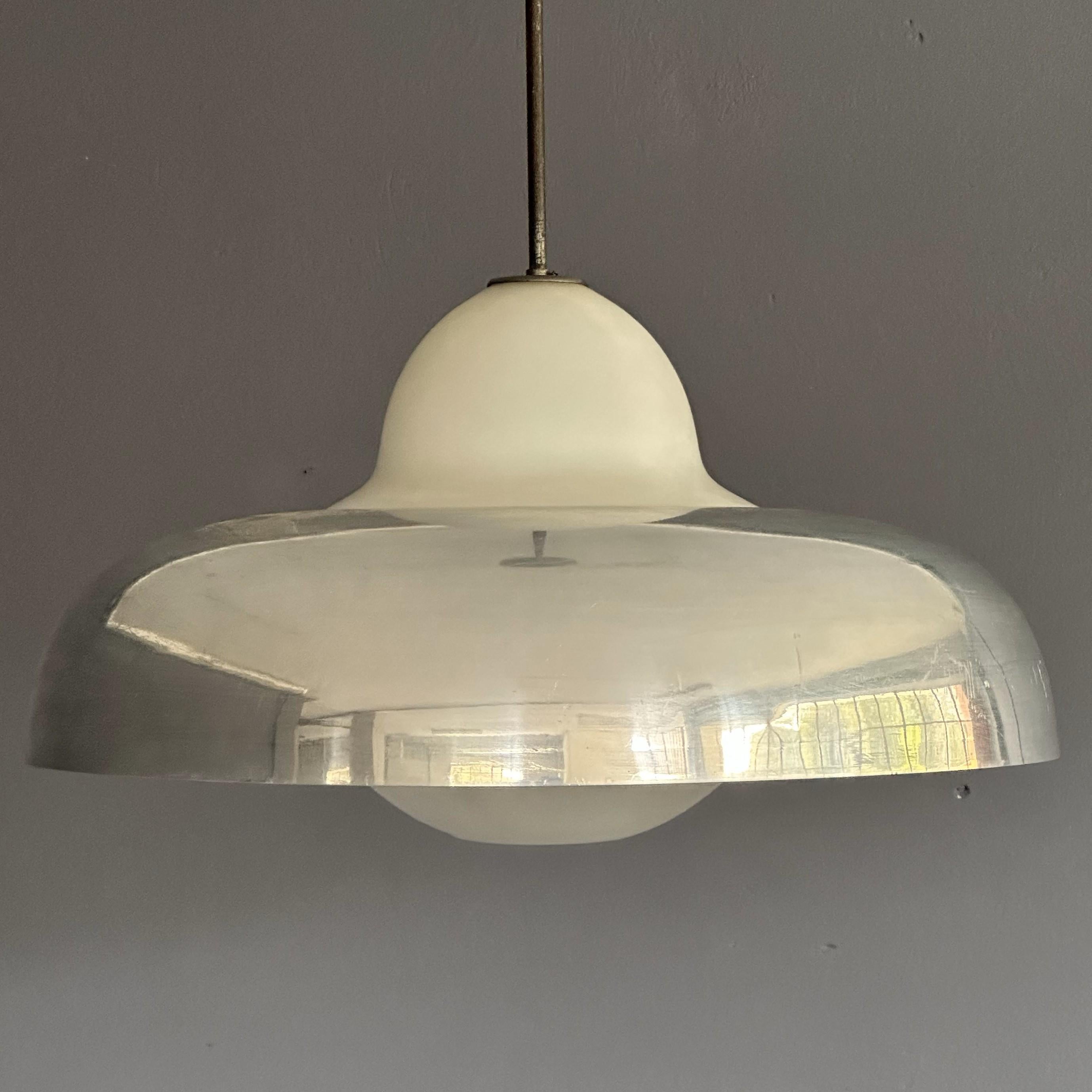 Italian Pendant Chandeliers Lamp “LS8” by Luigi Caccia Dominioni, for AZUCENA, 1958 For Sale