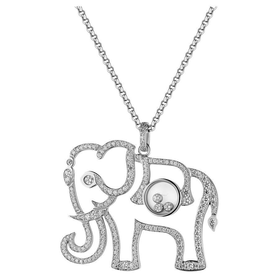 Pendant Chopard Happy Diamonds Elephant 797486-1003 in vendita