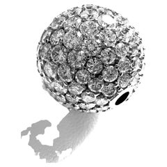 Chiusura - Ciondolo in oro bianco con diamanti