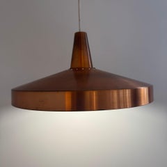 Pendant copper lamp, Denmark 1960