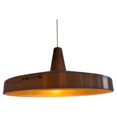 Pendant copper lamp, Denmark 1960