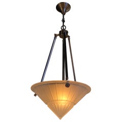 Pendant french Art Deco style by Vianne, France late 20th Century.