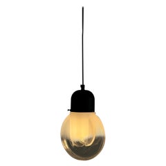 Pendant glass lamp by Carlo Nason, Italy 1970s